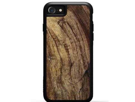 iPhone SE Wood+Resin Phone Case - Randy (Wood Burl, 649130) Fashion