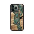 iPhone 13 Pro Wood+Resin Phone Case - Courtney (Green, 649172) Online now