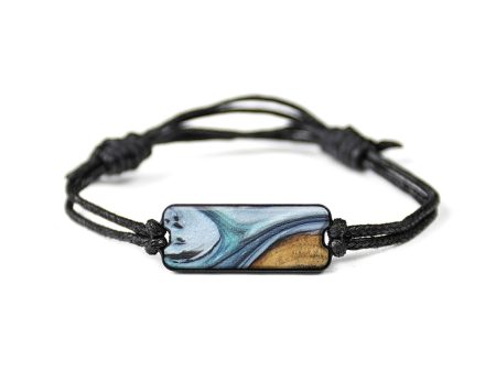 Classic Wood+Resin Bracelet - Victor (Blue, 648831) Supply