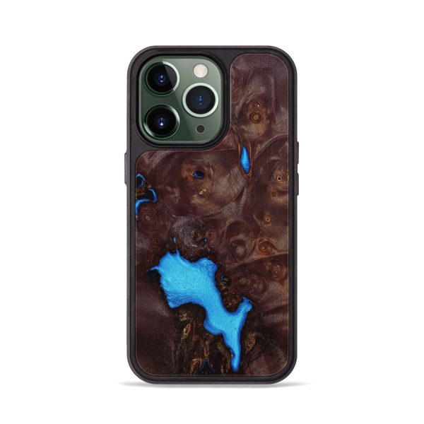 iPhone 13 Pro Wood+Resin Phone Case - Jerome (Wood Burl, 649133) Hot on Sale