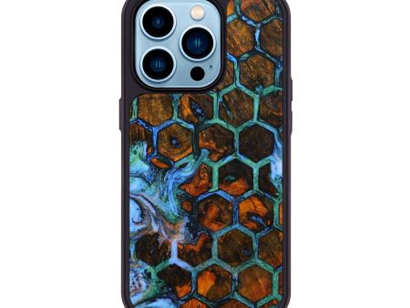 iPhone 14 Pro Wood+Resin Phone Case - Autumn (Pattern, 647350) on Sale