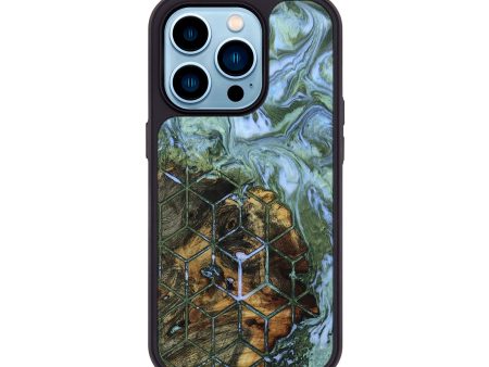 iPhone 14 Pro Wood+Resin Phone Case - Valeria (Pattern, 648910) Online