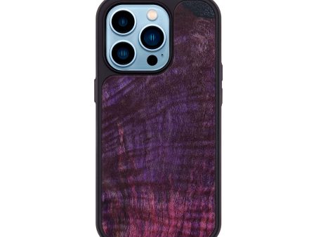 iPhone 14 Pro Wood+Resin Phone Case - Todd (Wood Burl, 648781) Sale