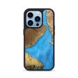 iPhone 14 Pro Wood+Resin Phone Case - Addie (Mosaic, 649072) For Sale