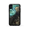 iPhone Xs Wood+Resin Phone Case - Abraham (Green, 649169) Supply