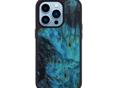 iPhone 14 Pro Wood+Resin Phone Case - Dave (Wood Burl, 649141) Online Sale