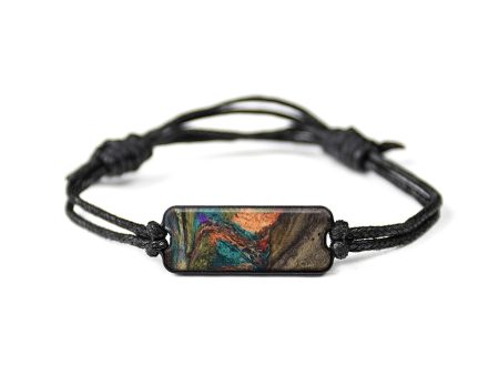 Classic Wood+Resin Bracelet - Gustavo (Green, 647969) For Sale