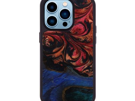 iPhone 14 Pro Wood+Resin Phone Case - Amie (Artist Pick, 647171) Fashion