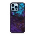 iPhone 14 Pro Max Wood+Resin Phone Case - Rhonda (Purple, 648173) Online Sale