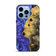 iPhone 14 Pro Wood+Resin Live Edge Phone Case - Gina (Purple, 649153) Online Sale