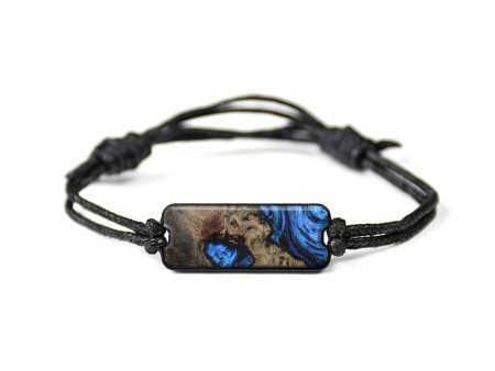 Classic Wood+Resin Bracelet - Xander (Blue, 647975) Discount