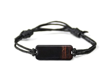 Classic Wood+Resin Bracelet - Tara (Black & White, 648000) For Discount