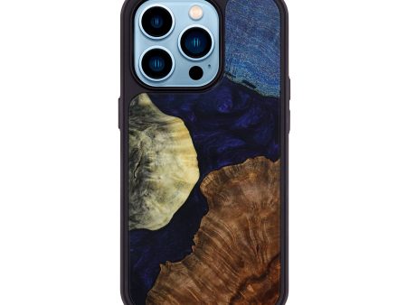 iPhone 14 Pro Wood+Resin Phone Case - Tameka (Mosaic, 645502) Online Sale