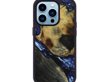 iPhone 14 Pro Wood+Resin Phone Case - Branden (Mosaic, 648764) on Sale