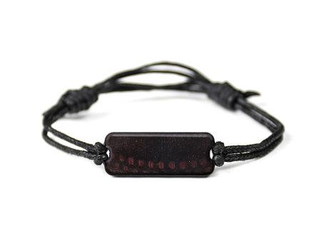 Classic Wood+Resin Bracelet - Thelma (Pattern, 644971) on Sale