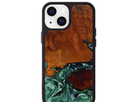 iPhone 13 mini Wood+Resin Phone Case - Chelsey (Artist Pick, 643926) Fashion