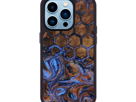 iPhone 14 Pro Wood+Resin Phone Case - Yolanda (Pattern, 643871) Online