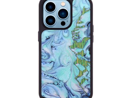 iPhone 14 Pro Wood+Resin Phone Case - Ainsley (Pattern, 644053) For Cheap