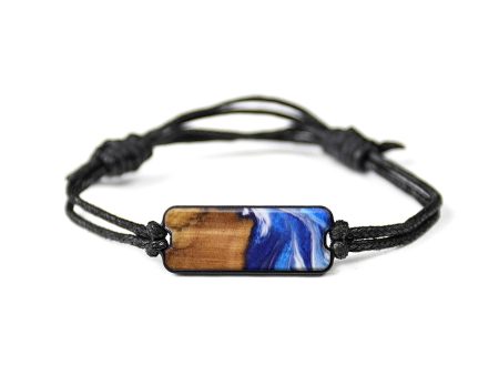 Classic Wood+Resin Bracelet - Wade (Blue, 648026) Online