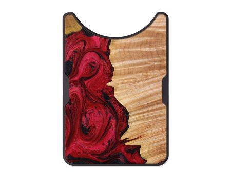 Alloy Wood+Resin Wallet - Glenn (Red, 644412) Online Hot Sale