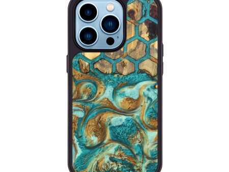 iPhone 14 Pro Wood+Resin Phone Case - Willie (Pattern, 644496) on Sale