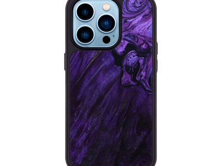 iPhone 14 Pro Wood+Resin Phone Case - Ariel (Purple, 645923) Supply