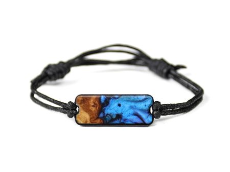 Classic Wood+Resin Bracelet - Wesley (Blue, 643745) Online Sale