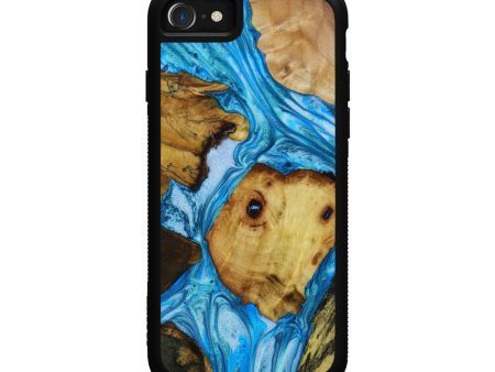 iPhone SE Wood+Resin Phone Case - Fannie (Mosaic, 648297) Online now