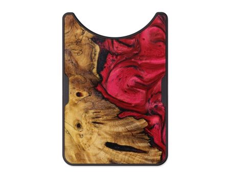 Alloy Wood+Resin Wallet - Kara (Red, 644409) Hot on Sale