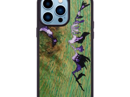 iPhone 14 Pro Max Wood+Resin Phone Case - Adonis (Pattern, 644885) Discount