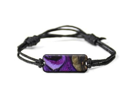 Classic Wood+Resin Bracelet - Tatum (Purple, 645363) Online now