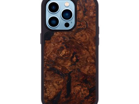 iPhone 14 Pro Wood+Resin Phone Case - Beulah (Wood Burl, 643575) For Cheap