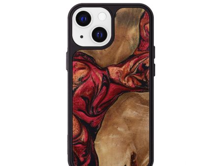 iPhone 13 mini Wood+Resin Phone Case - Brianna (Artist Pick, 645481) on Sale