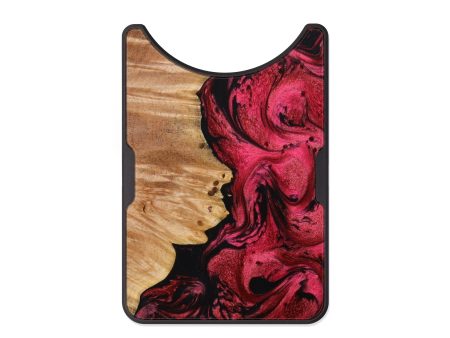 Alloy Wood+Resin Wallet - Keisha (Red, 646540) Online Sale