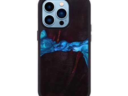 iPhone 14 Pro Wood+Resin Phone Case - Viola (Artist Pick, 644932) Hot on Sale