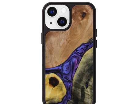 iPhone 13 mini Wood+Resin Phone Case - Dalton (Mosaic, 643671) Discount