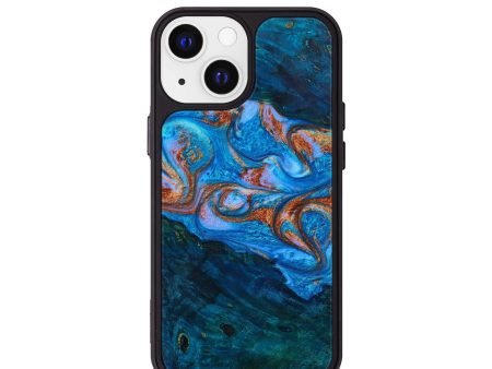 iPhone 13 mini Wood+Resin Phone Case - Antoine (Artist Pick, 644592) For Cheap