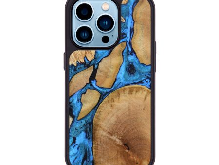 iPhone 14 Pro Wood+Resin Phone Case - Ari (Mosaic, 644483) For Discount