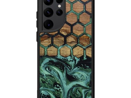 Galaxy S22 Ultra Wood+Resin Phone Case - Carolina (Pattern, 643535) on Sale