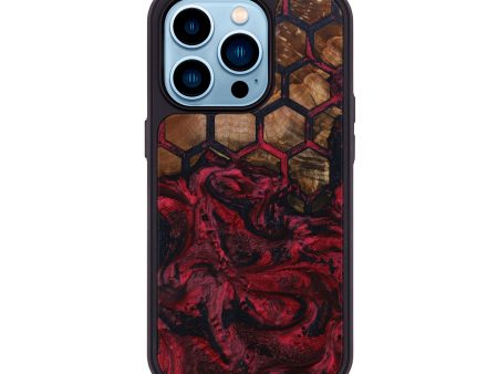 iPhone 14 Pro Wood+Resin Phone Case - Sullivan (Pattern, 643546) Discount