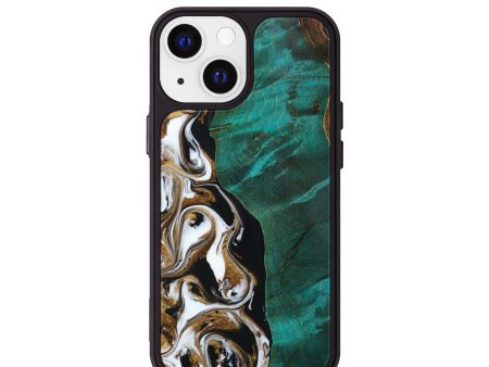 iPhone 13 mini Wood+Resin Phone Case - Bobbi (Artist Pick, 643995) Fashion