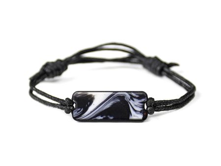 Classic ResinArt Bracelet - Caitlin (Black & White, 646692) Online now