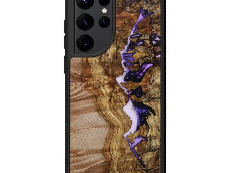 Galaxy S22 Ultra Wood+Resin Phone Case - Christina (Pattern, 644887) Supply