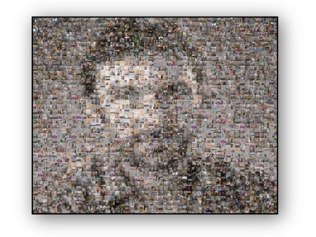 Photo Mosaic Impression sur Toile Online now